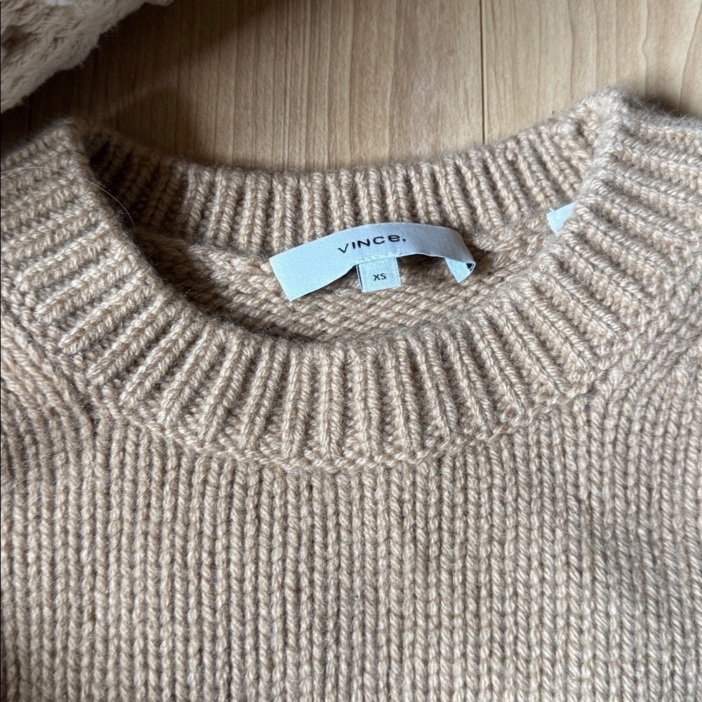 Vince Tan Crew Neck Sweater - Picture 2 of 4